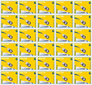 image of Vostok 6 stamp prints - yellow