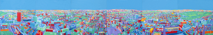 picture of London Panorama over 6 canvases